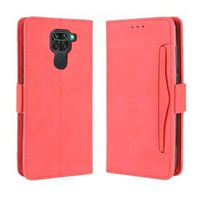 Klapkové puzdro pre Xiaomi Redmi Note 9, Card Slot, červené