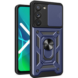 Obal na mobil pre Samsung Galaxy S23, CamShield Slide, námornícky modrý