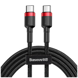 Kábel Baseus Cafule PD USB-C na USB-C, 60 W, 1,0 m, pre zariadenia s portom USB-C