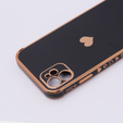 Obal na mobil pre Apple iPhone 11, Electro heart, čierne