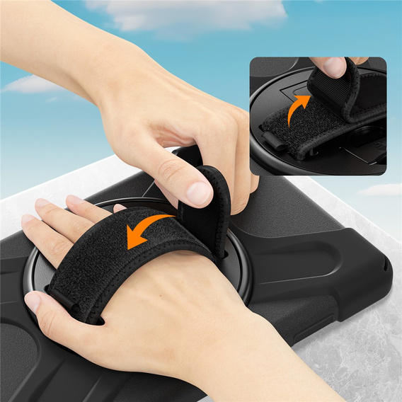 Puzdro s podstavcom a ramenným popruhom pre Samsung Galaxy Tab A11