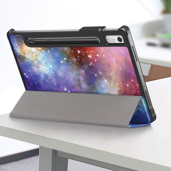 Puzdro pre Lenovo Tab P11 Pro Gen 2 TB132FU TB132XU 11.2", s chlopňou, galaxy
