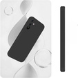 Obal na mobil pre Samsung Galaxy A36 5G, Silicone Lite, čierne