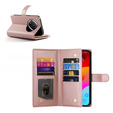 Klapkové puzdro pre Honor Magic 7 Lite, Wallet Zipper Pocket, ružové