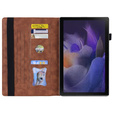 Puzdro pre Lenovo Tab M11, Classic, s priestorom pre stylus, hnedé