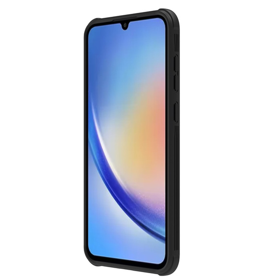 Puzdro pre Samsung Galaxy A35 5G, pancierované Nillkin, CamShield Pro, čierne