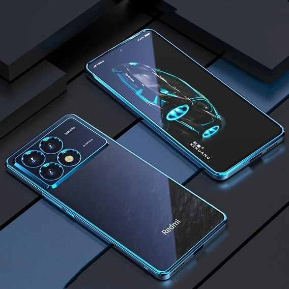 Puzdro pre Xiaomi Poco F6 Pro, Frame Case, modré