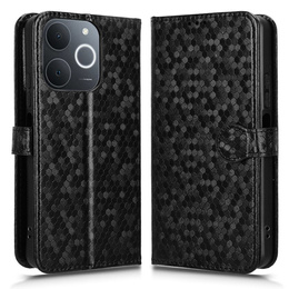 Flipové puzdro pre Realme Note 70T 4G, Wallet Rhombus, čierne