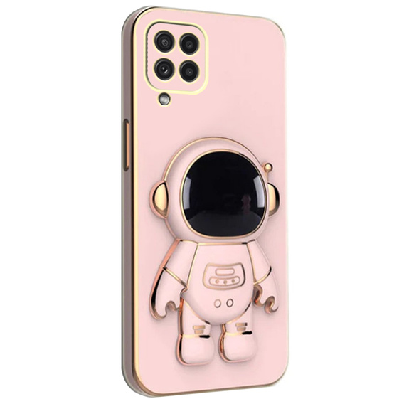 Obal na mobil pre Samsung Galaxy A22 4G, Astronaut, ružové rose gold