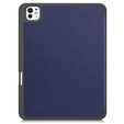 Puzdro pre iPad Pro 11" 2024 (5 gen.), Smartcase s priestorom pre stylus, tmavomodré