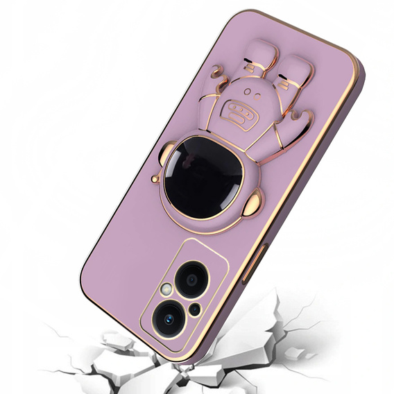 Obal na mobil pre Oppo Reno7 Lite 5G, Astronaut, fialové