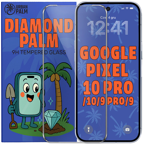 Tvrdené sklo Diamond Palm pre Google Pixel 10 Pro / 10 / 9 Pro / 9