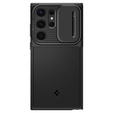 Spigen Optik Armor čierne puzdro pre Samsung Galaxy S23 Ultra