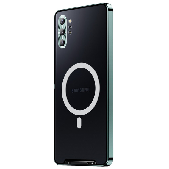 Ochranné puzdro na fotoaparát pre Samsung Galaxy Note 10+ Plus, CamShield MagSafe, transparentné / zelené