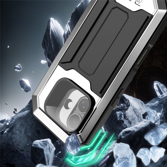 Puzdro R-JUST s ochranným sklom a stojanom pre iPhone 17