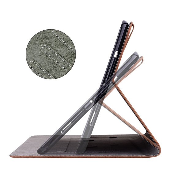 Obal na mobil pre Lenovo Tab M9, Wallet Pen Slot, červené