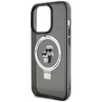 Stojan na prstene Karl Lagerfeld Puzdro MagSafe Karl & Choupette pre iPhone 15 Pro