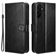 Klapkové puzdro pre Samsung Galaxy A26, Crazy Horse Wallet, čierne