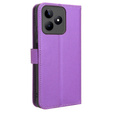Klapkové puzdro pre Realme Note 50, Wallet Smart Magnet, fialové