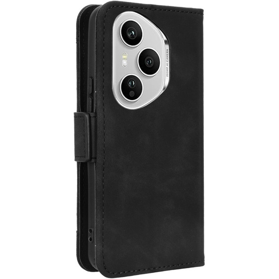 Klapkové puzdro pre Honor 400 Pro 5G, Card Slot, čierne
