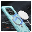 Puzdro pre Xiaomi Redmi Note 14 Pro 5G /  Poco X7 5G, Military MagSafe, modré + sklo 9H