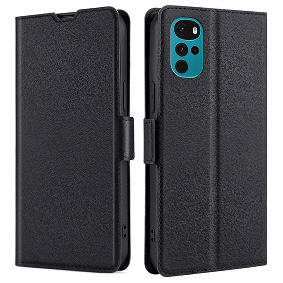 Klapkové puzdro pre Motorola Moto G22, Magnetic Clasp, čierne