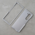 Obal na mobil pre Samsung Galaxy Z Fold5 5G, CamShield Slide, strieborné