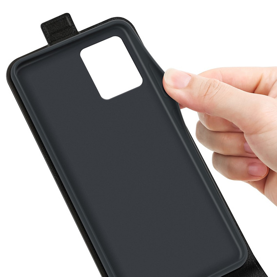 Klapkové puzdro pre Motorola Moto G73 5G, Flip, čierne