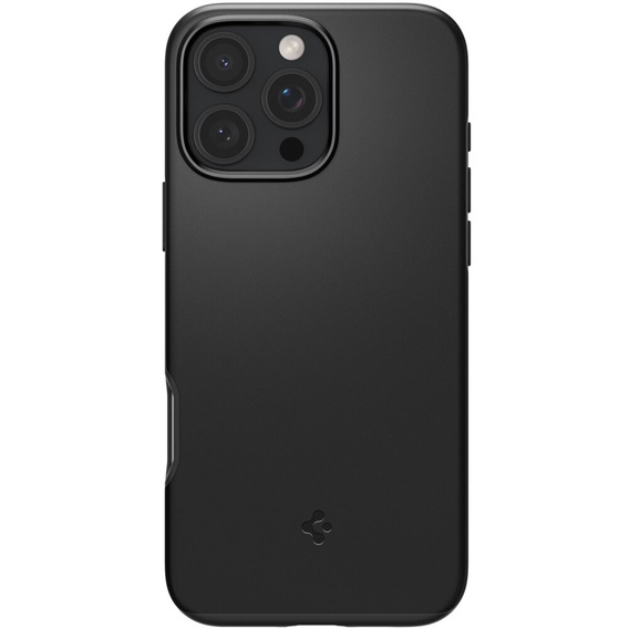 Puzdro Spigen pre iPhone 16 Pro Max, Thin Fit Mag, čierne + tvrdené sklo 9H