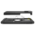 Puzdro Spigen pre iPhone 16 Pro, Tough Armor Mag MagSafe, čierne + tvrdené sklo 9H
