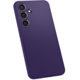 Puzdro Spigen pre Samsung Galaxy S24, Liquid Air, fialové + tvrdené sklo 9H