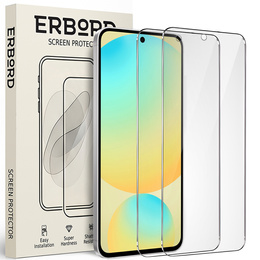 2x tvrdené sklo ERBORD 9H Hard Glass na displeji pre Samsung Galaxy S24 FE 5G