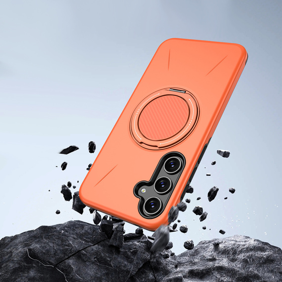 Puzdro MagSafe s podstavcom pre Samsung Galaxy A57 5G, oranžové