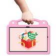 Detské puzdro pre Samsung Galaxy Tab A9+, Cute Patterns, so stojanom, ružové