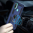 Pancierované obal na mobil pre Motorola Moto E20/E30/E40, Nox Case Ring, modré