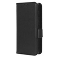 Klapkové puzdro pre Cat S75 5G, Wallet Litchi Magnet, čierne