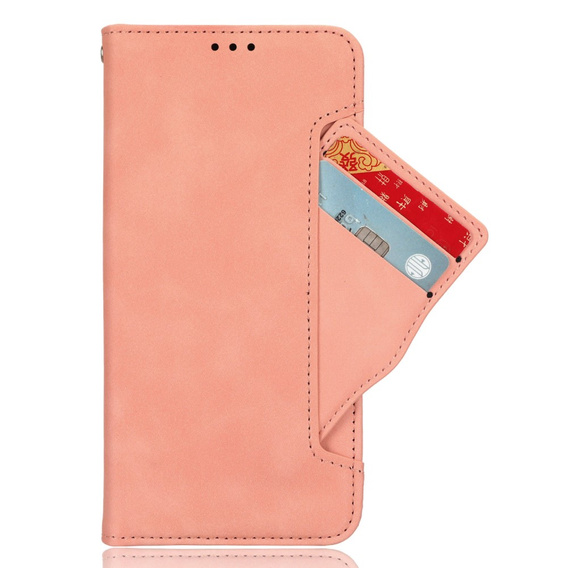 Klapkové puzdro pre Realme Note 70T 4G, Card Slot, ružové