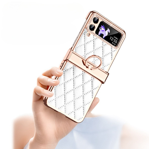 Puzdro pre Samsung Galaxy Z Flip 4 5G, Rhombus Grid