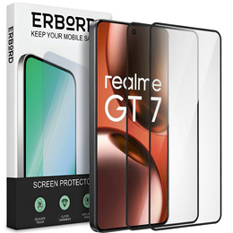 2x tvrdené sklo pre Samsung Galaxy A15 4G / A15 5G / M15, ERBORD 3D pre celý displej