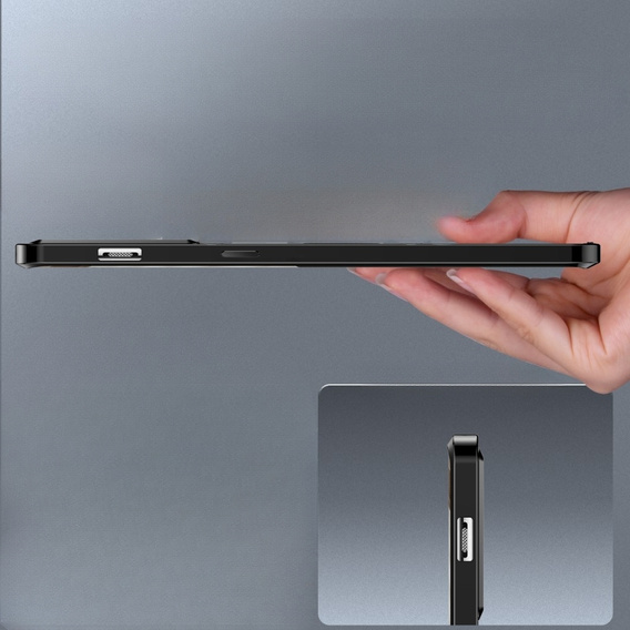 Ochranné puzdro na fotoaparát pre OnePlus 11 5G, CamShield MagSafe, transparentné / čierne