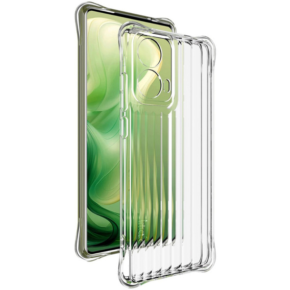 IMAK Obal na mobil pre Motorola Moto G85 5G, Stripe Dropproof, priehľadné