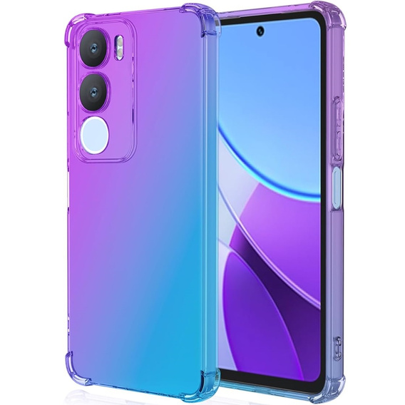 Puzdro pre Vivo Y19s, Gradient Dropproof, Fialová / modrá