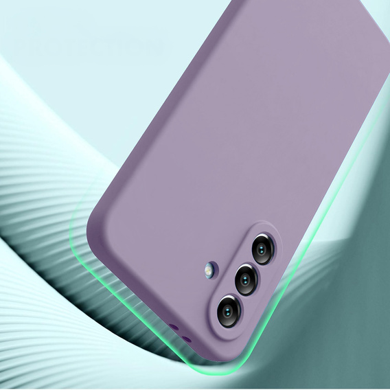 Obal na mobil pre Samsung Galaxy A56 5G, Silicone Lite, fialové