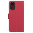Klapkové puzdro pre Oppo A38 4G / Oppo A18 4G, Card Slot, červené