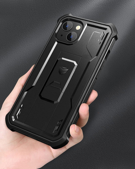 Obrnené puzdro pre iPhone 13 mini, Dexnor Full Body, čierne