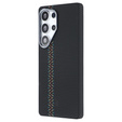 Puzdro pre Samsung S25 Ultra, Carbon Fiber MagSafe, čierne