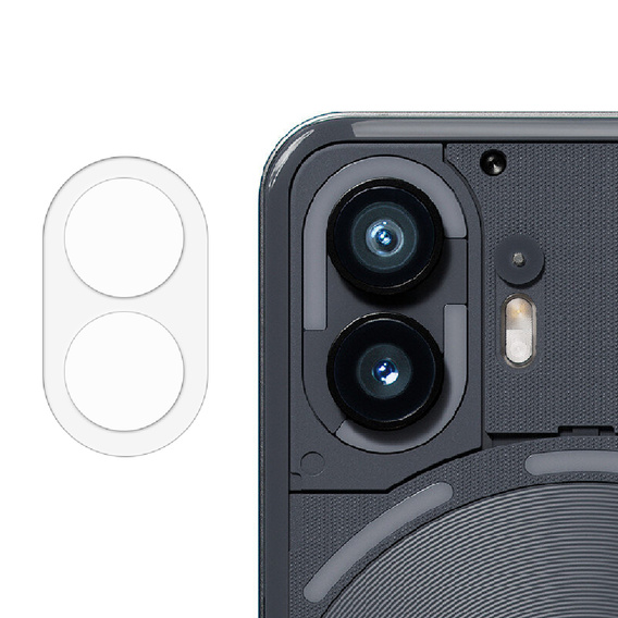 2x tvrdené sklo ERBORD na kameru Nothing Phone 2, priehľadné