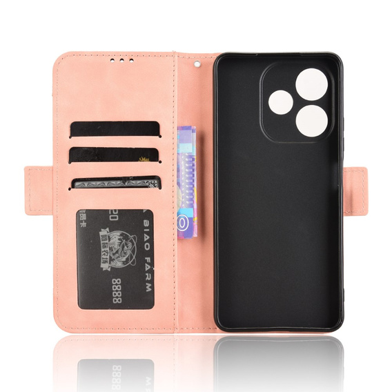 Klapkové puzdro pre Oppo A5 Pro 5G, Card Slot, ružové