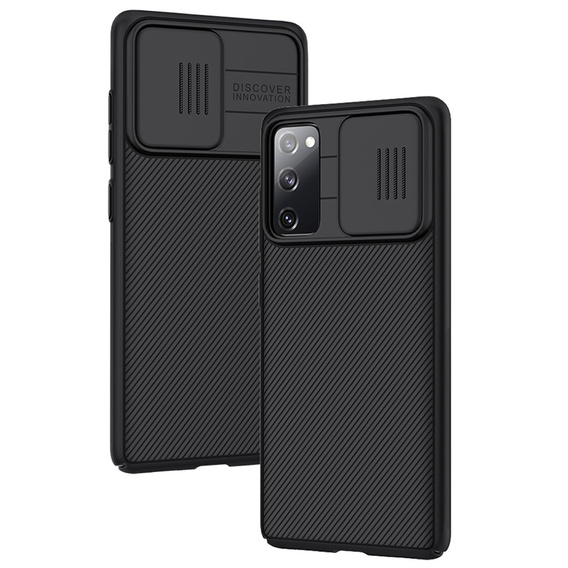 Puzdro pre Samsung Galaxy S20 FE, pancierované Nillkin, CamShield Pro, čierne