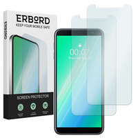 2x tvrdené sklo pre Samsung Galaxy J6 Plus, ERBORD 9H Hard Glass na displeji